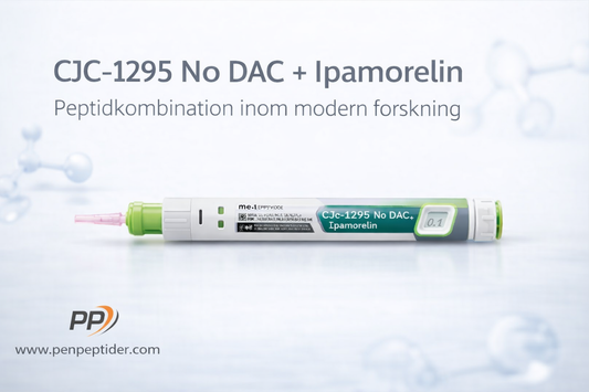 CJC-1295 No DAC och Ipamorelin – peptidkombination för återhämtning