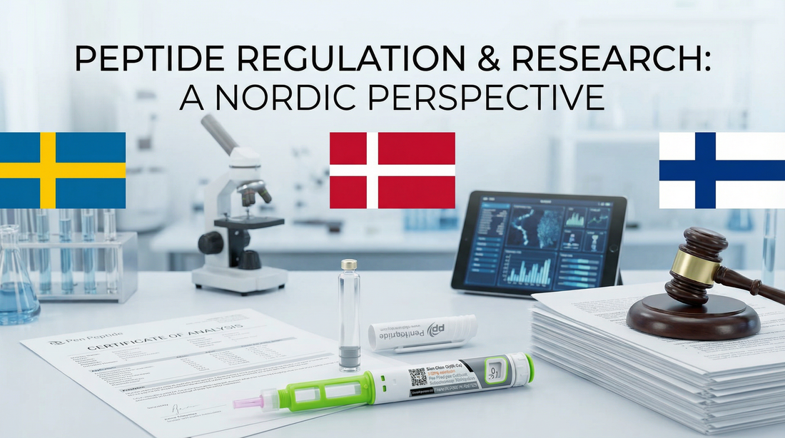 Peptider laglighet – regler, forskning och kvalitet